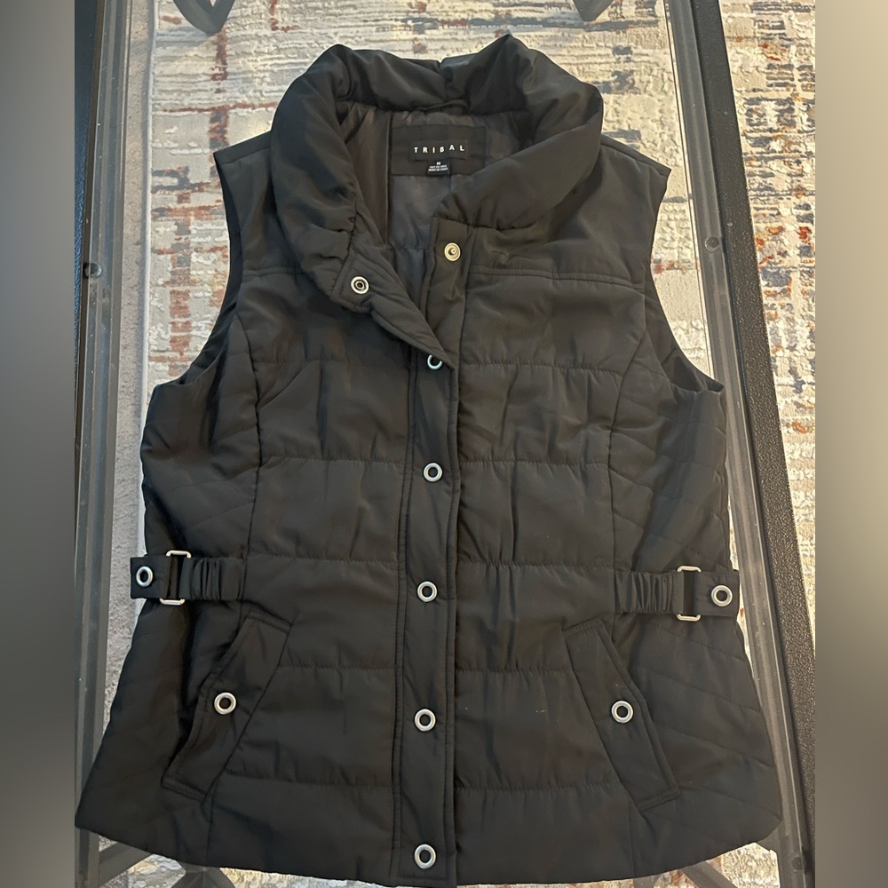 Tribal Black Snap Jacket